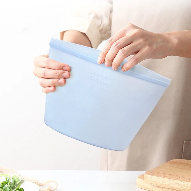 Reusable Silicone Zip Locks Bags