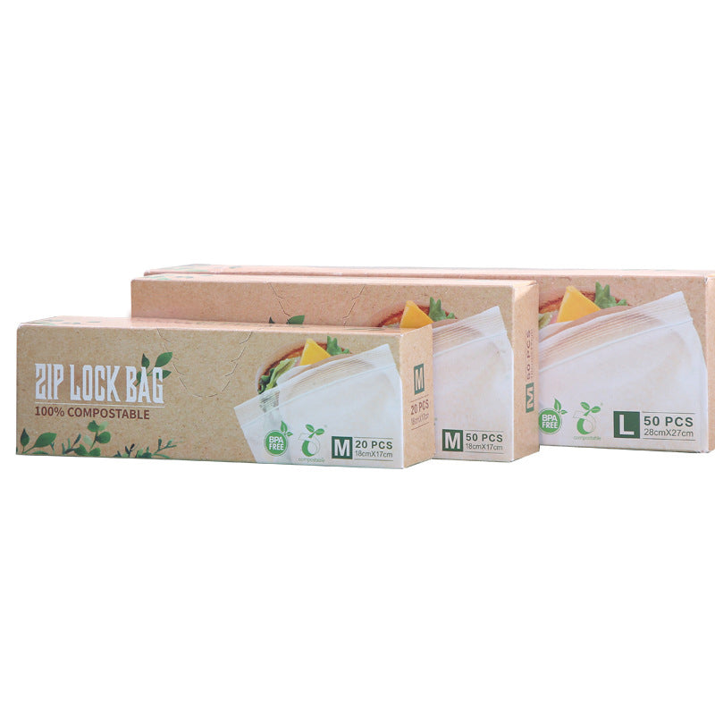 Compostable PLA Biodegradable Ziplock Bag