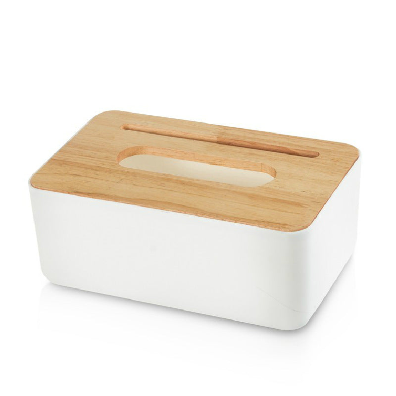 Bamboo Lid Tissue Box