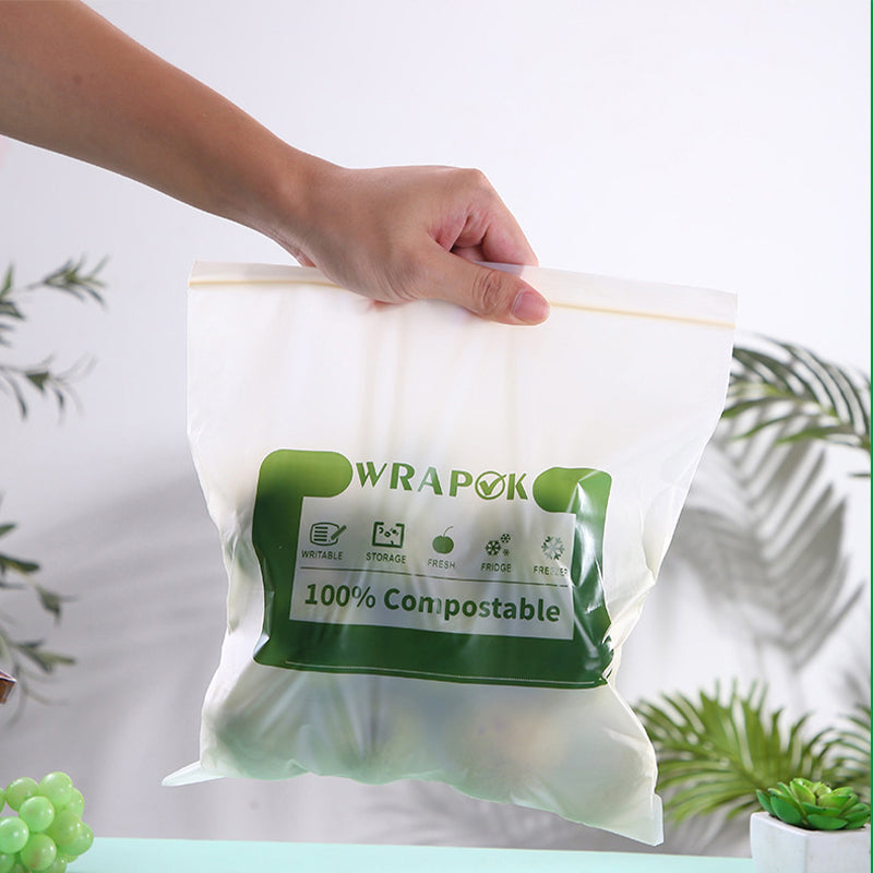 Compostable PLA Biodegradable Ziplock Bag