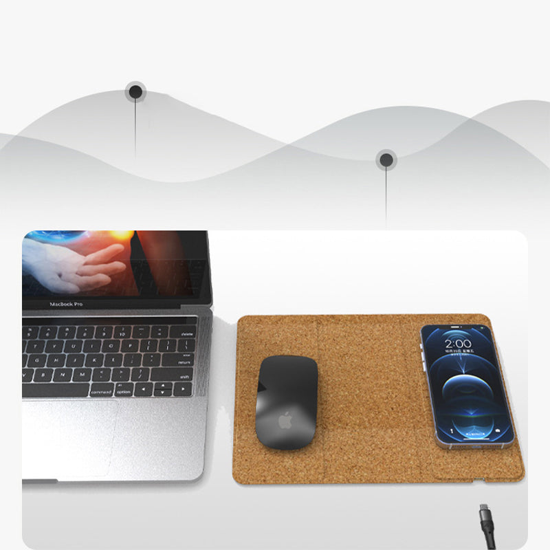 Eco-Friendly Wireless Charger Mouse Pad