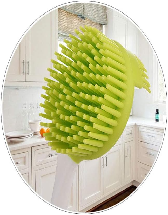 3-Piece Silicone Kitchen Cleaning Brush Set