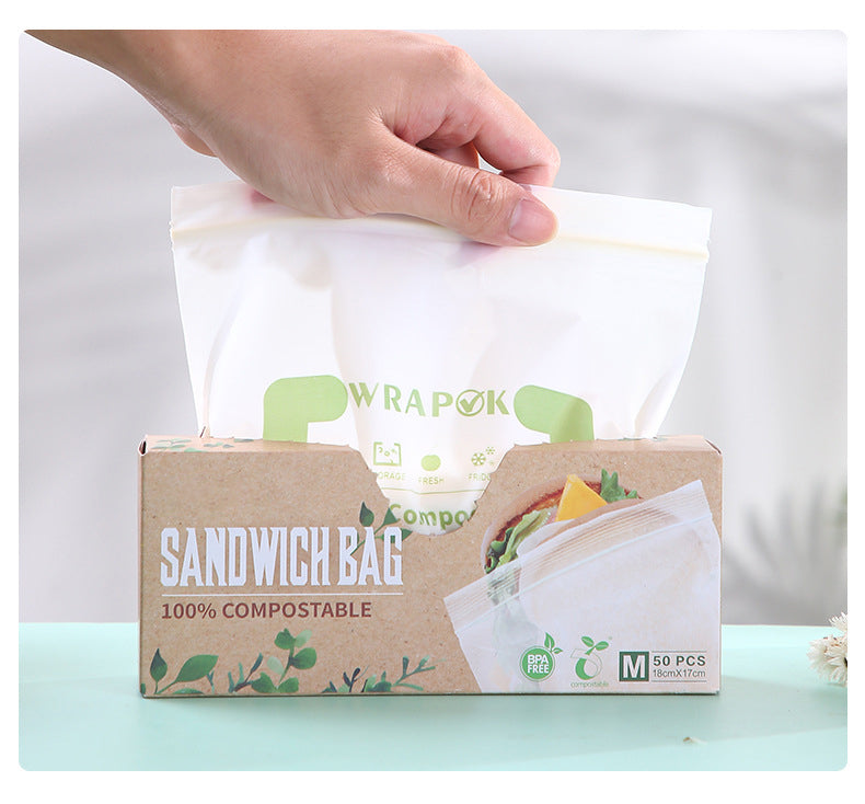 Compostable PLA Biodegradable Ziplock Bag