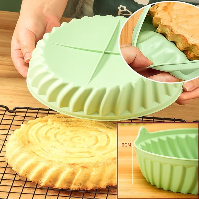 Reusable Air Fryer Pan with Heat-Resistant Silicone Mitt