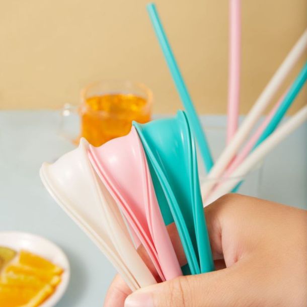 Reusable Silicone Eco Straw