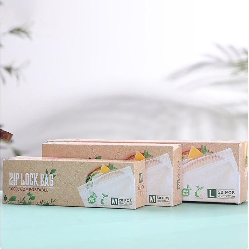 Compostable PLA Biodegradable Ziplock Bag