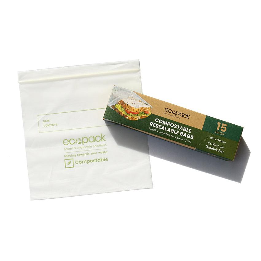 Compostable PLA Biodegradable Ziplock Bag