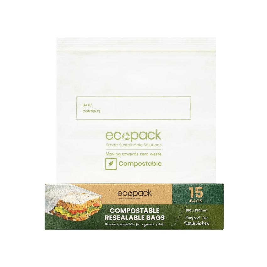 Compostable PLA Biodegradable Ziplock Bag