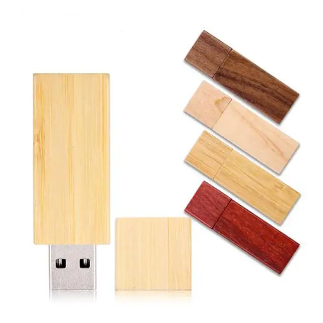 Eco-Friendly Wooden USB Flash Drive - 32GB