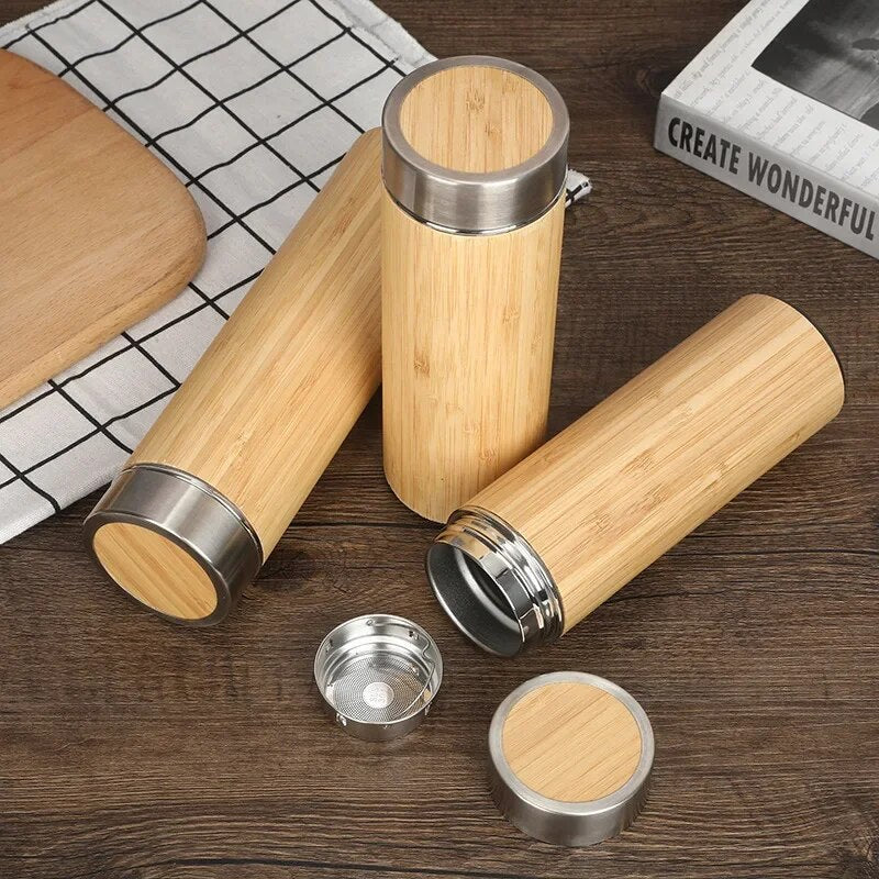 Bamboo Water Bottle - 500 ml