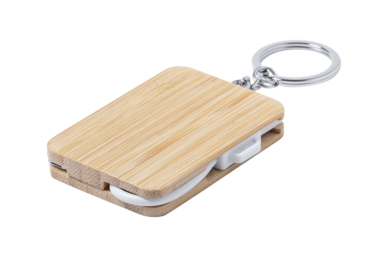 Bamboo 6-in-1 USB Cable Set with Keychain